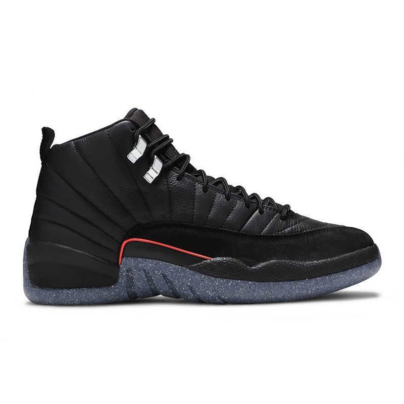 Jumpman 12s Utility Grind Men Basketball Shoes Obsidian 13