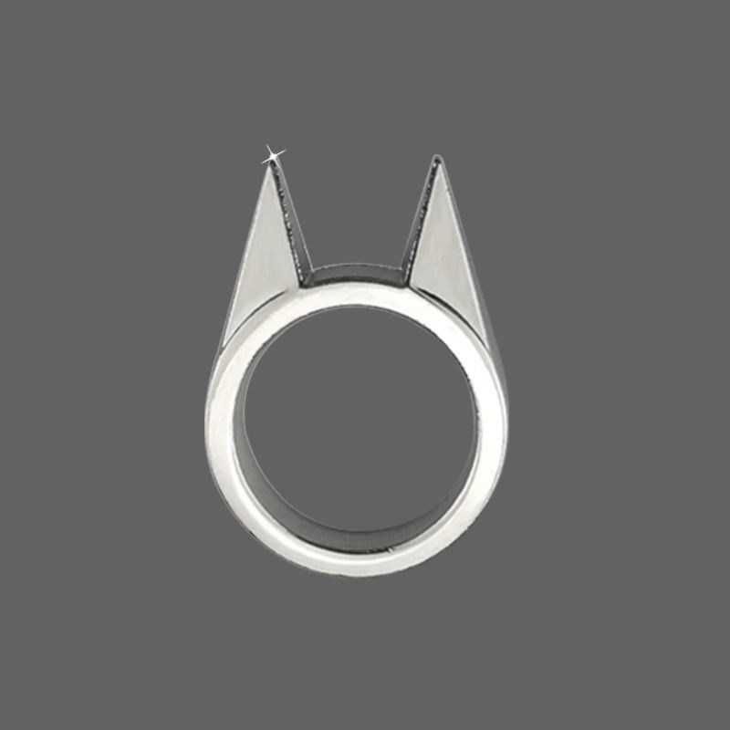 Hebilla de la oreja de la oreja de gato (plata)