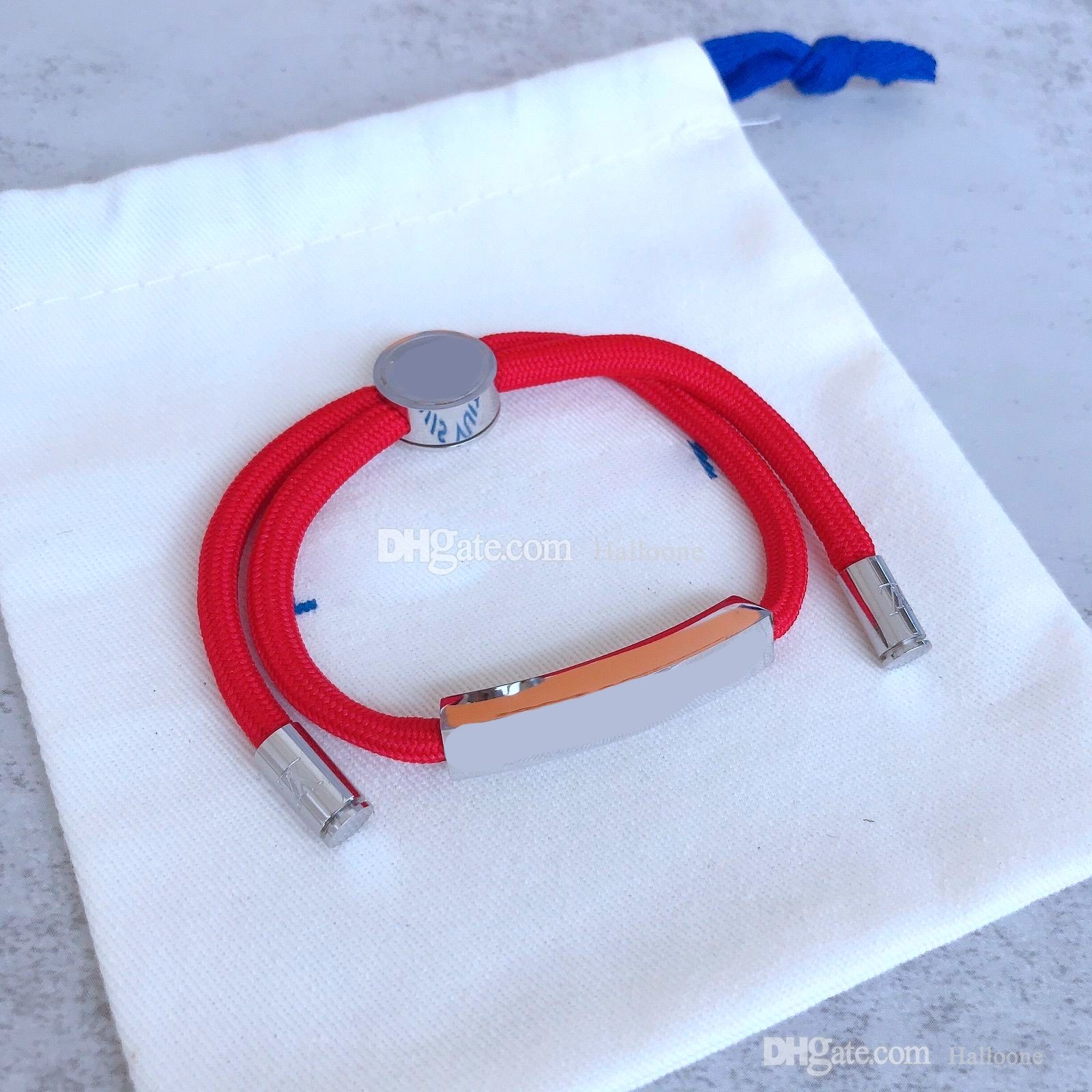 Red Bracelets With Logo