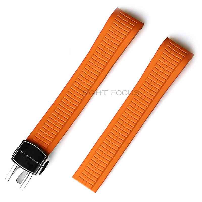 21mm(buckle 18mm)orange silver