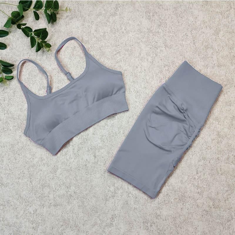 Grey Short Bra