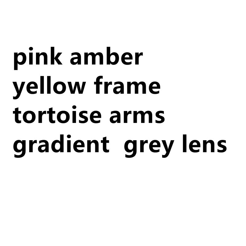 ピンク色の琥珀色の黄色のフレーム勾配茶色