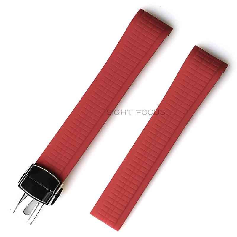 21mm(buckle 18mm)red silver