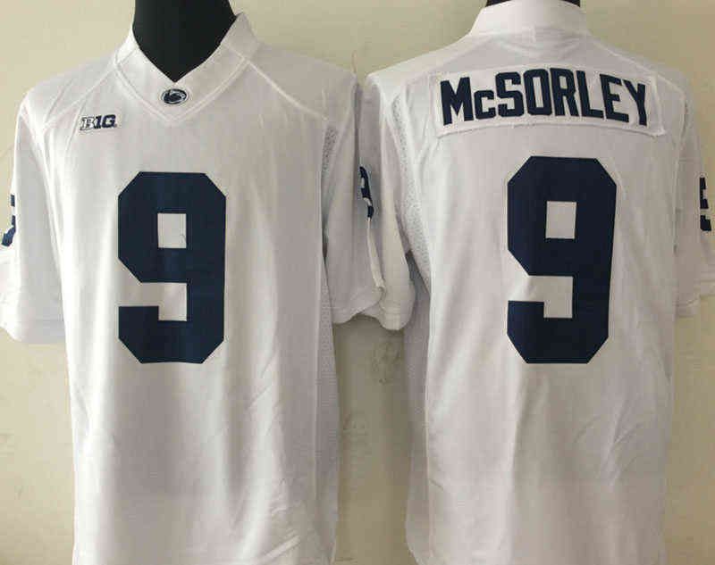 9 Trace McSorley White Jersey