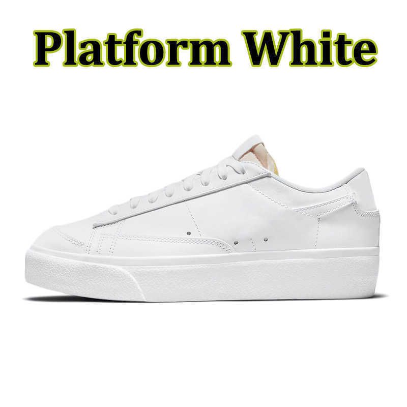 Vintage platform beyaz