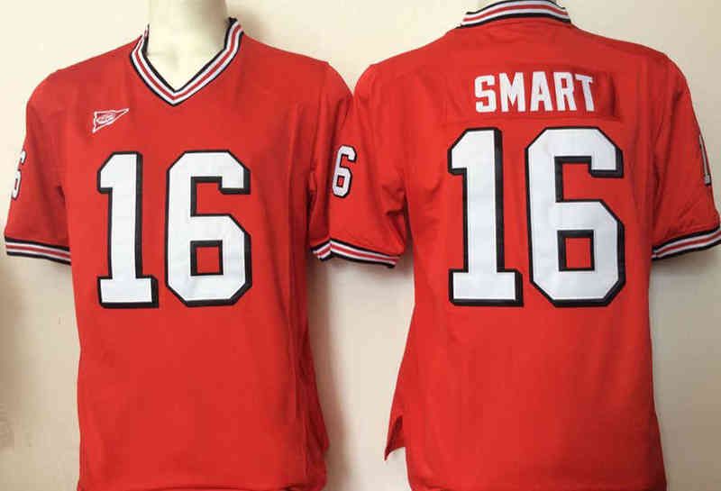 16 Kirby Smart Red Jersey