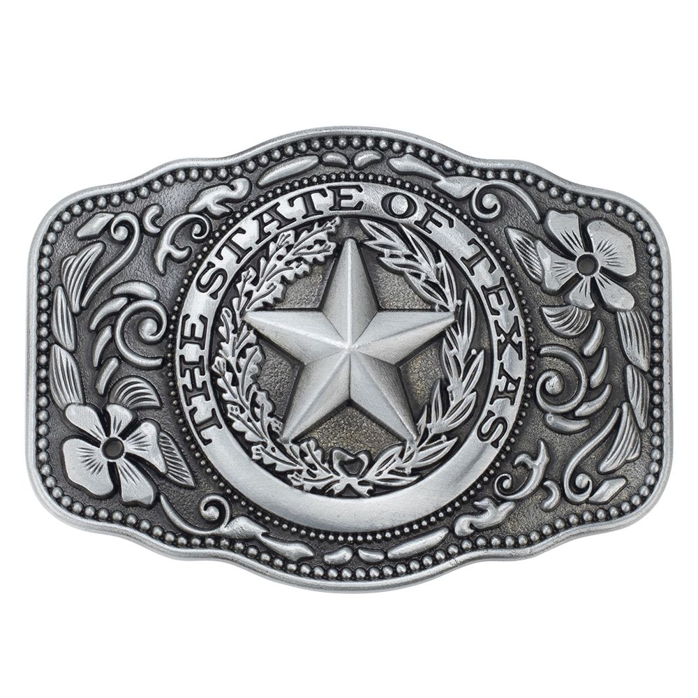 Vintage Cowboy Belt Buckles Western Style Texas Flag Cowboy Exquisite  Flowers Silver Color Buckles Men's Diy Leather Crafts - Buckles & Hooks -  AliExpress