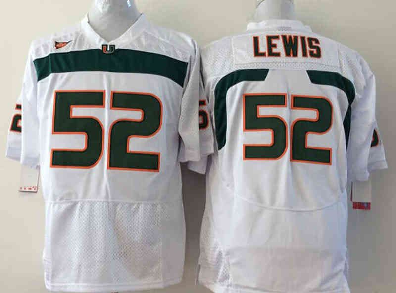 52 Ray Lewis White Jersey