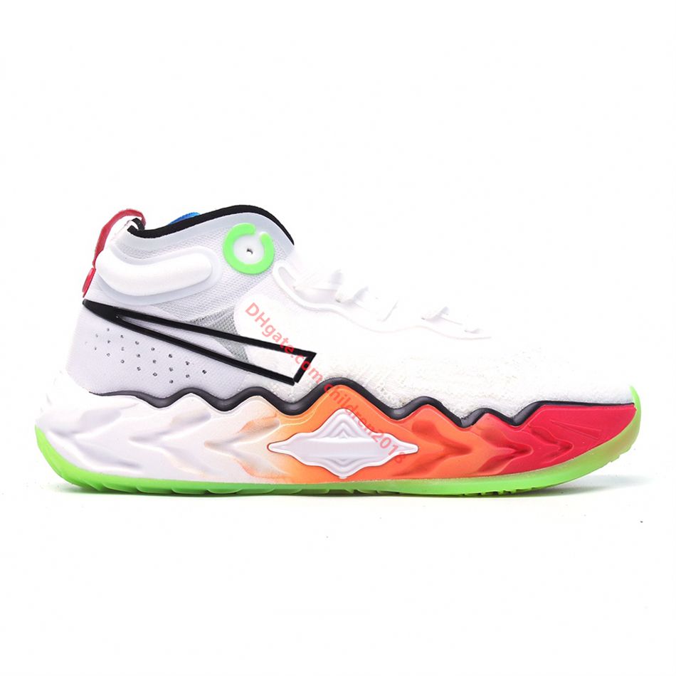 #01 White Multi Neon