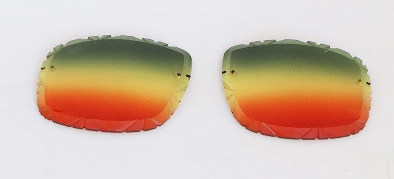 Size 61 Green Yellow Red Lens