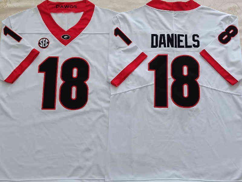 18 JT Daniels White Jersey