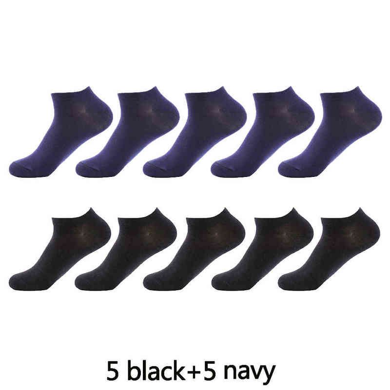 5 black 5 navy