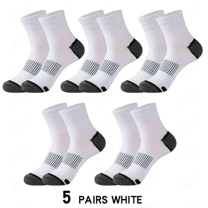 5 pairs white