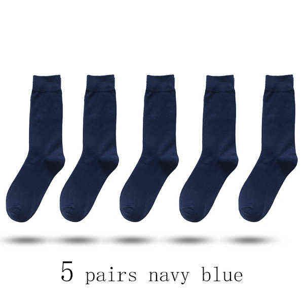 5 pairs navy blue