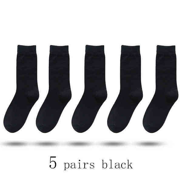 5 pairs black