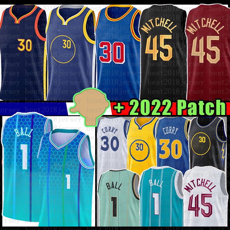 NBA_ Stephen 30 Curry Jersey Klay 11 Thompson James 33 Wiseman Basketball  Jerseys Men S-XXL blue 