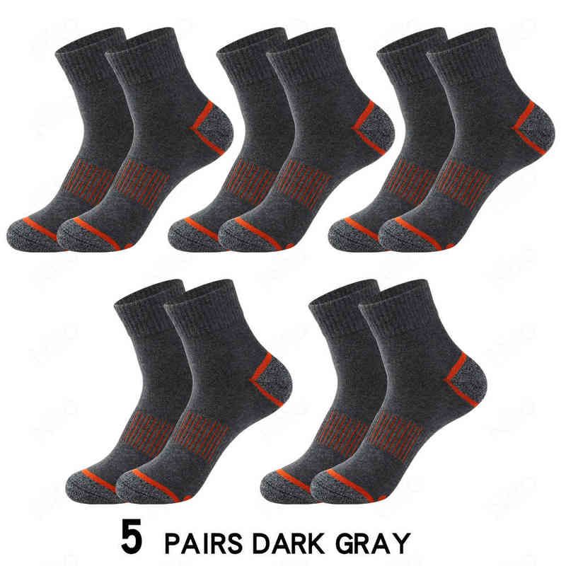 five pairs of dark gray