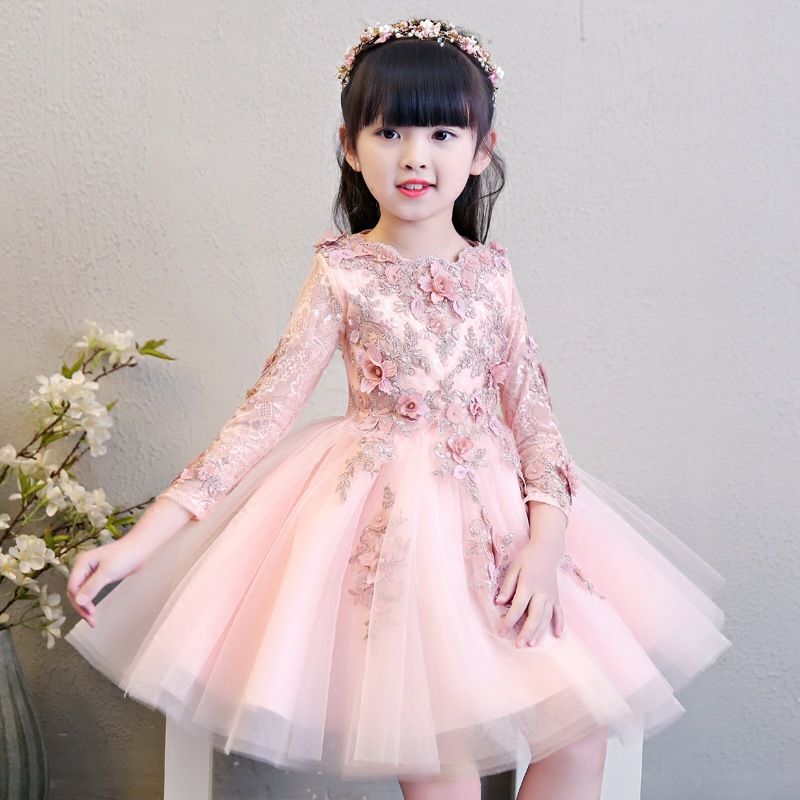 Robe courte rose