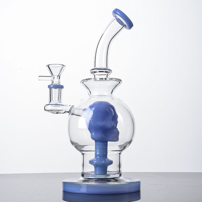 Blaue Bongs mit Bogen