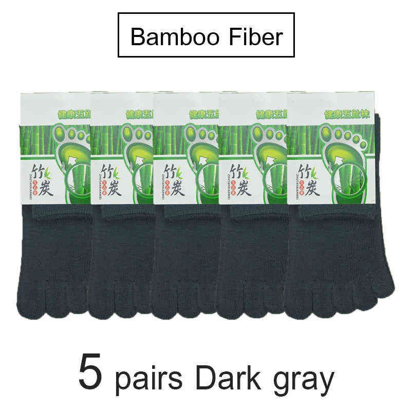 five pairs of dark gray