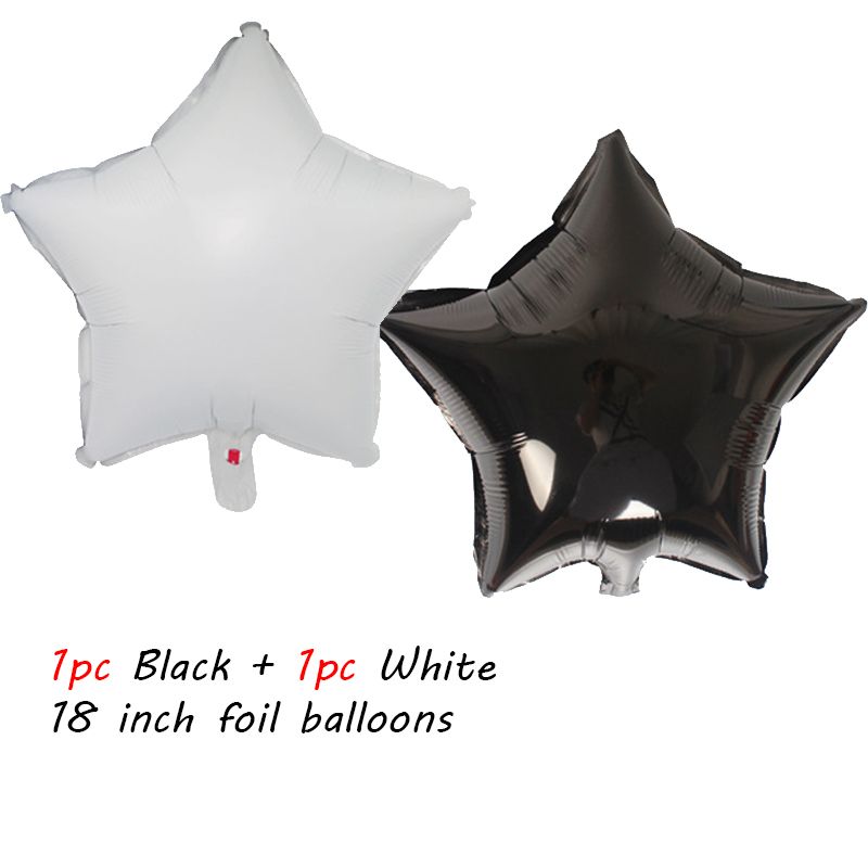 1pc White 1pc Black