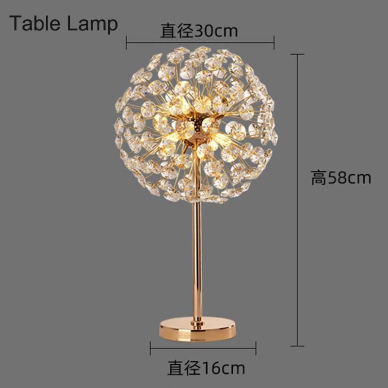 Lampe de table lumière chaude