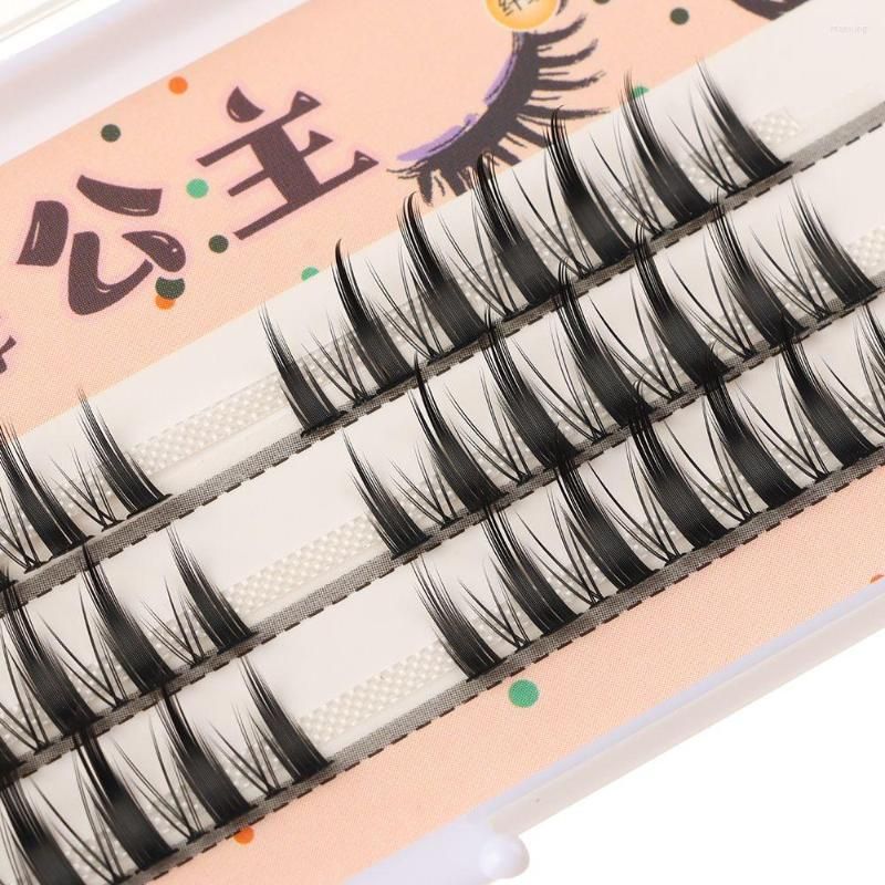 False Eyelashes 3Lines Individual Little Devil Lashes Natural Volume Long  Thick Handmade Eyelash Extensions Tools