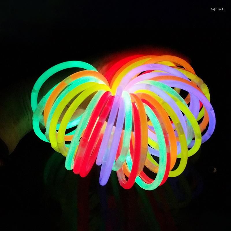 6pcs/lot Party Fluorescence Light Glow Sticks Bracelets Necklaces