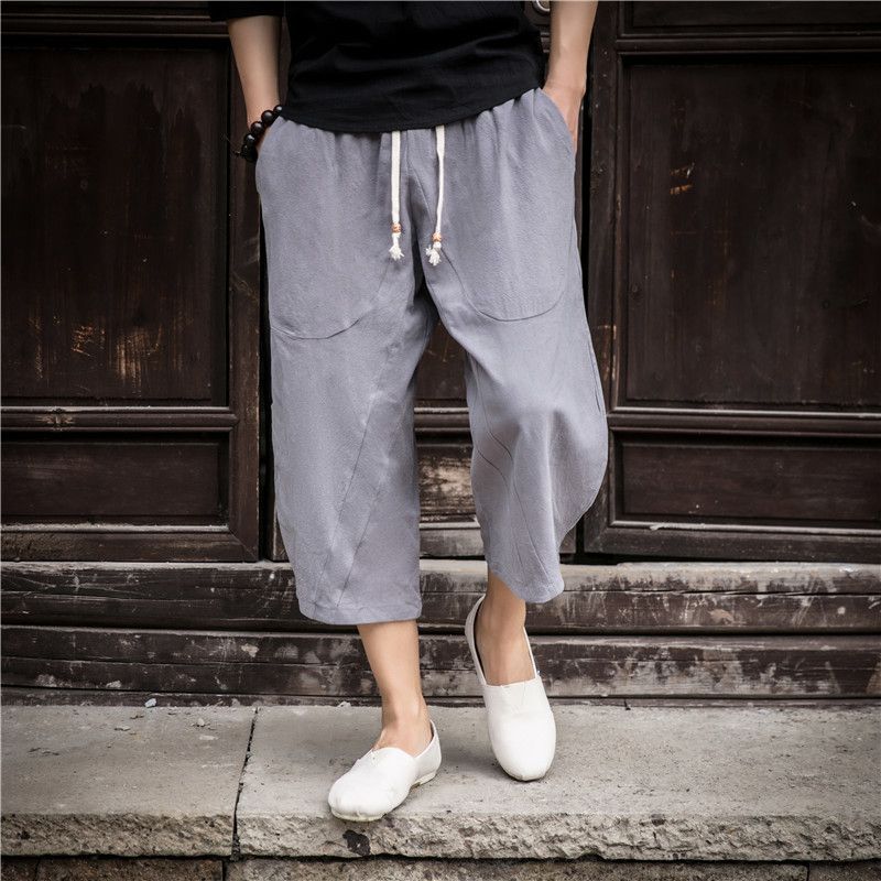 Pantaloni grigio chiaro