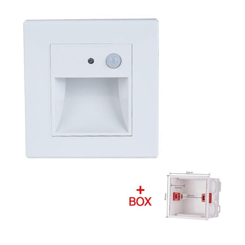 Com a caixa 1.5W branco quente (2700-3500K)