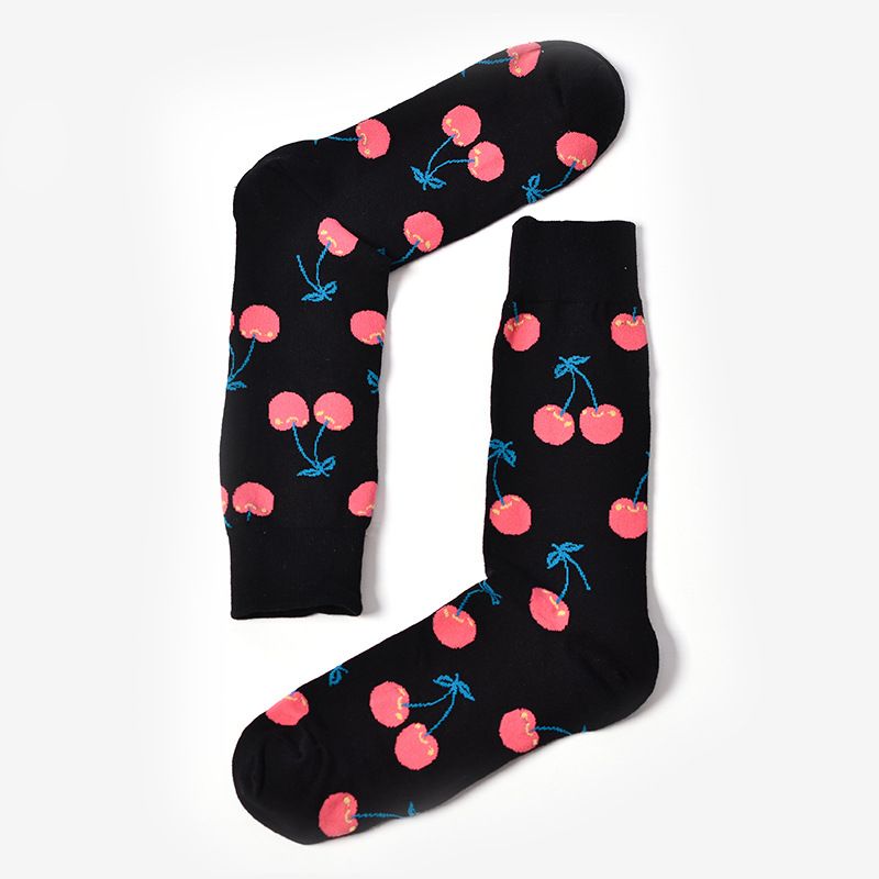 Black cherry socks