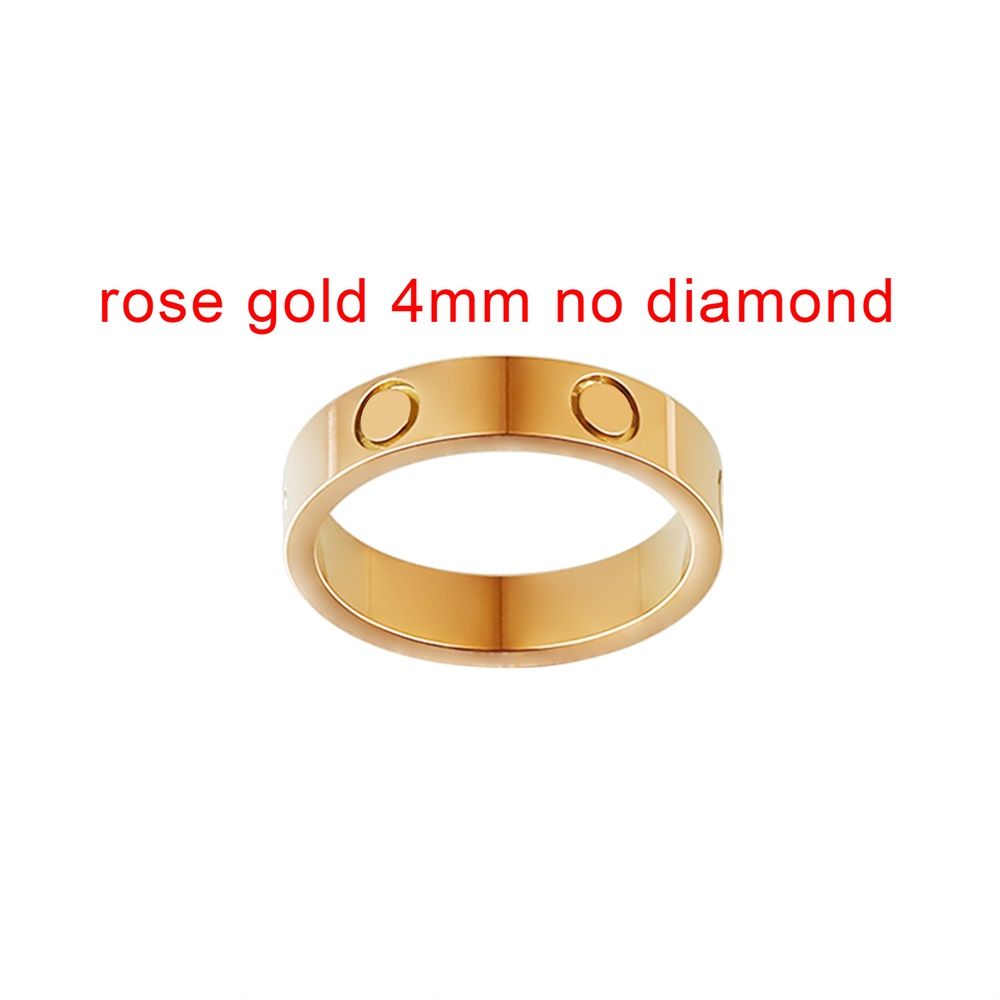 Rose 4mm Pas de diamants