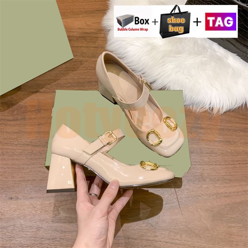 Zapatos de vestir de caballos sandalias para mujeres tacones gruesos de cuero sandalia altas