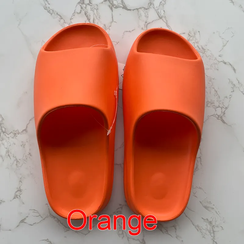 Шлёпанцы большого размера Оранжевые 0953