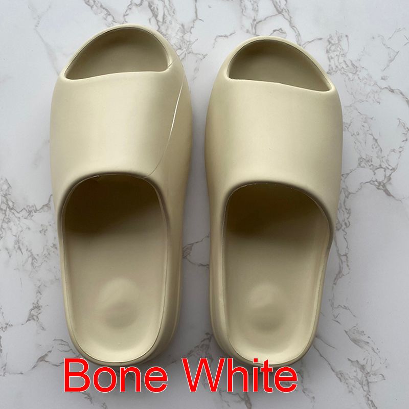 Шлепанцы большого размера Bone White 6345