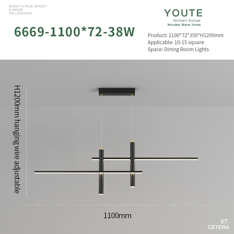 نوع أسود L110cm الضوء الأبيض