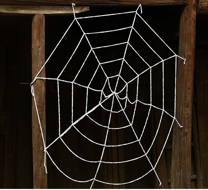 1.5m white spider web