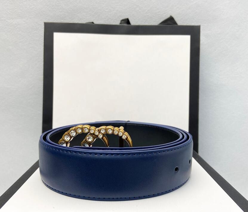 Blue belt Pearl Buckle