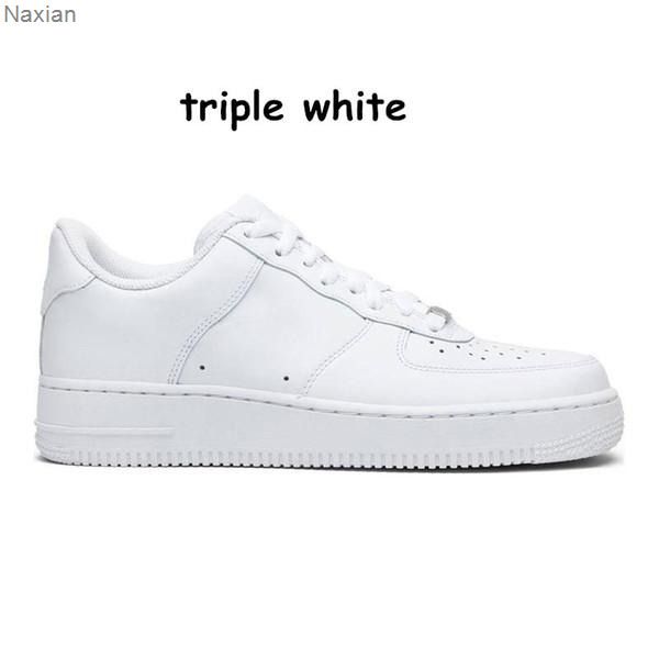 N ° 6 Triple classique blanc