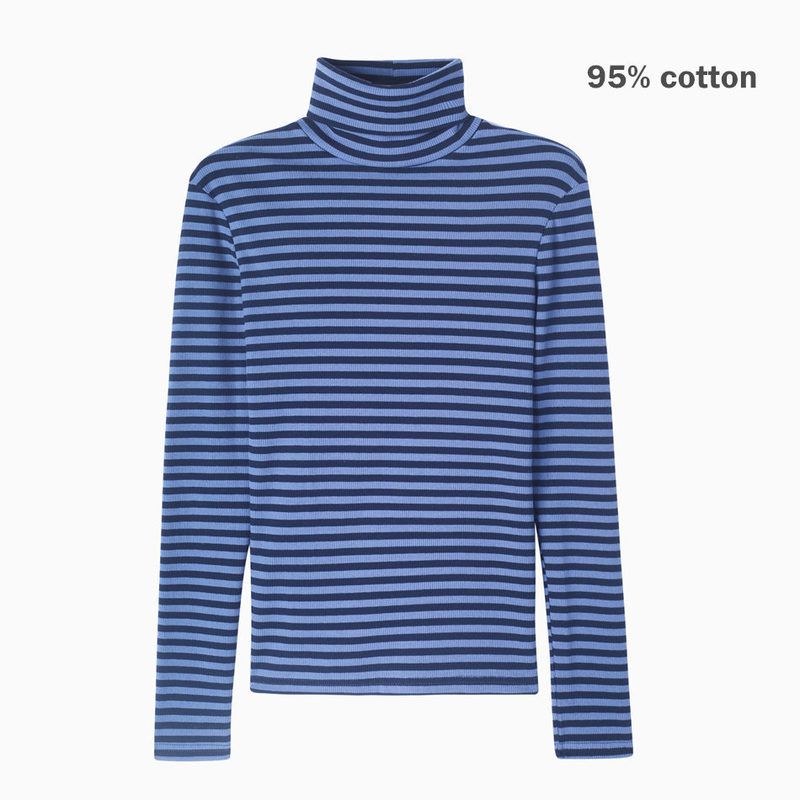 Tops bleus 95 coton