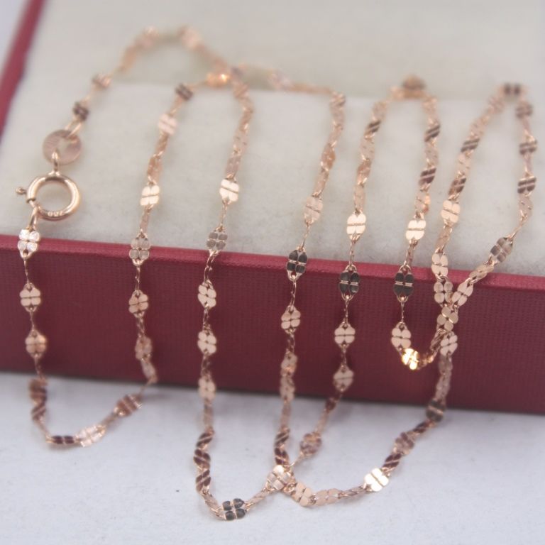 18k Rose Gold 45cm