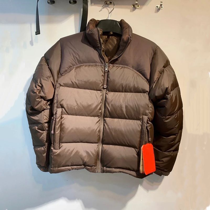 Womens Brown Puffer Jacket Parkas Down Jackets Mens Stylist Letter