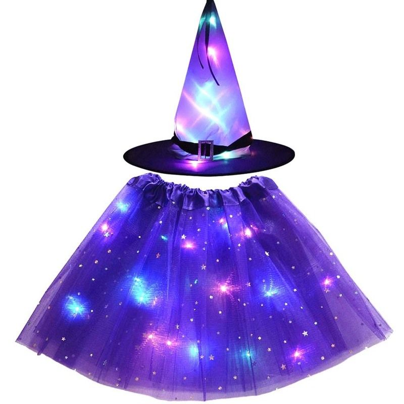 star purple skirt