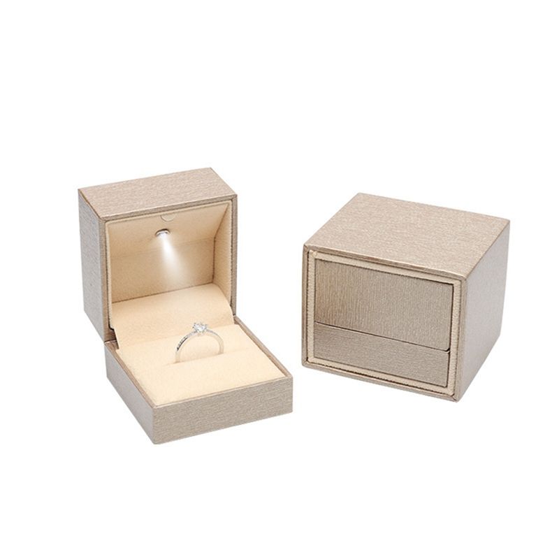 Ring box Gray color