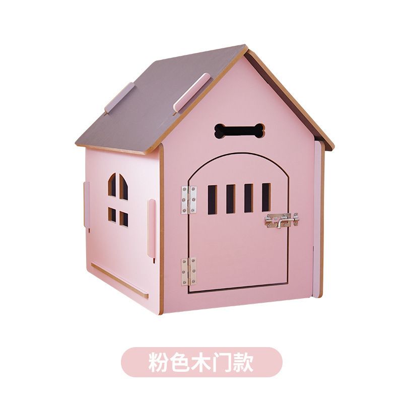 Porta de madeira rosa