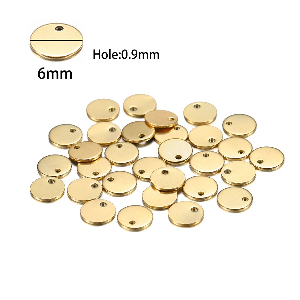 Guld 6mm x20pcs