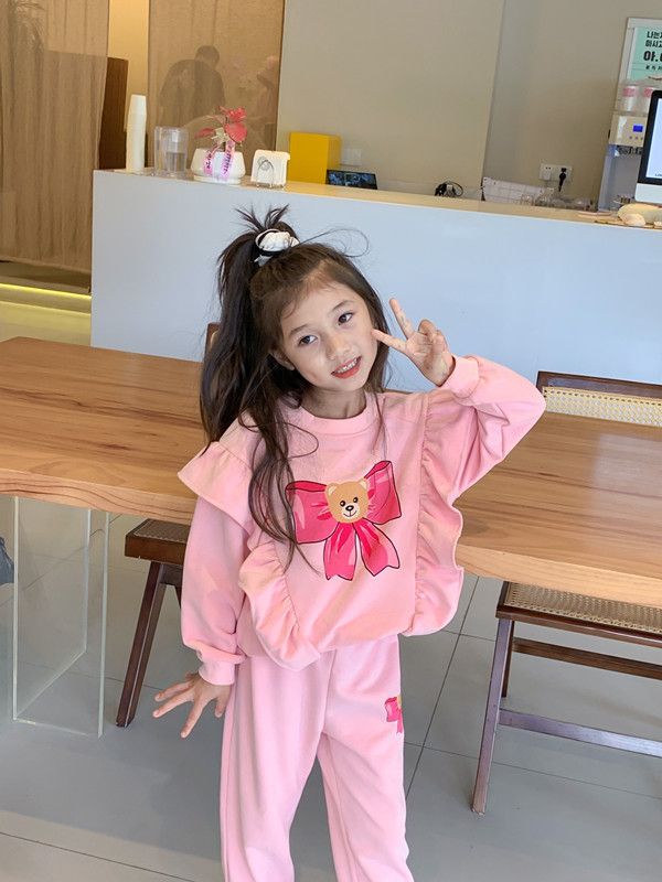 kids pink set