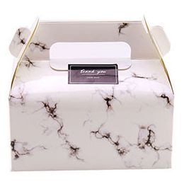 Marmored Cake Box-10 PCs