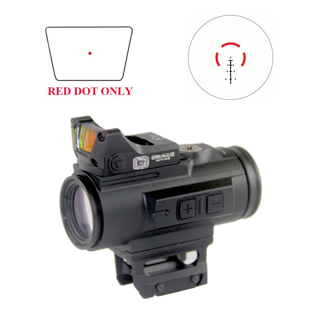 Red Dot in Black