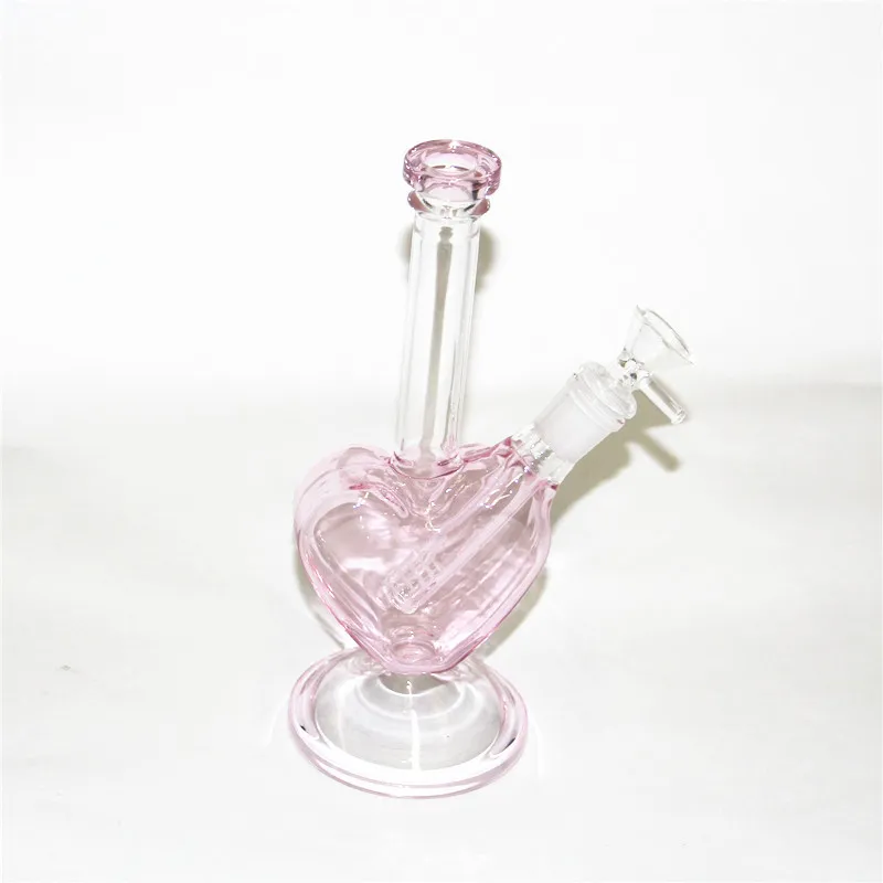 pink color + glass bowl